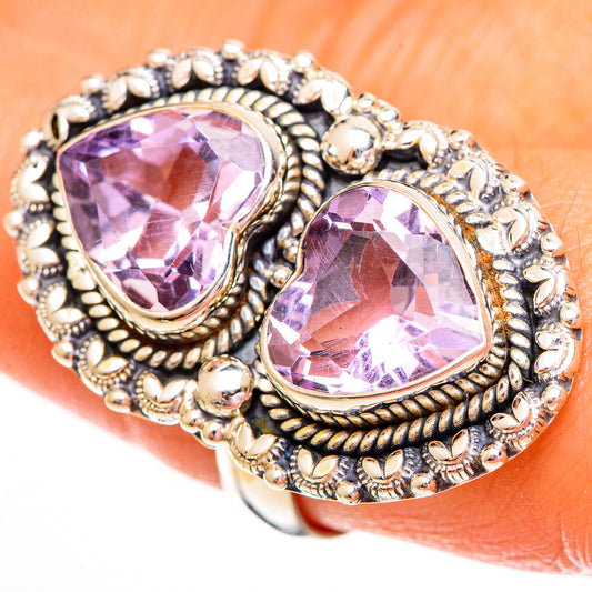 Kunzite Rings handcrafted by Ana Silver Co - RING112018