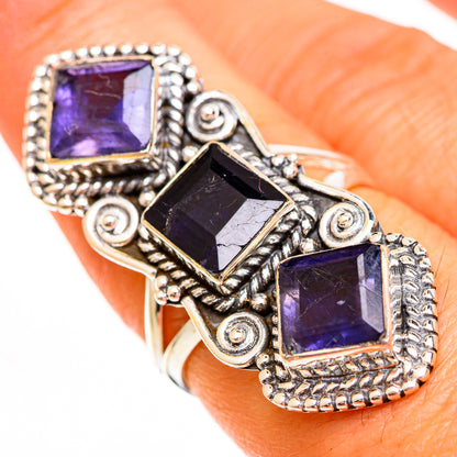 Violet Spinel Rings handcrafted by Ana Silver Co - RING112020