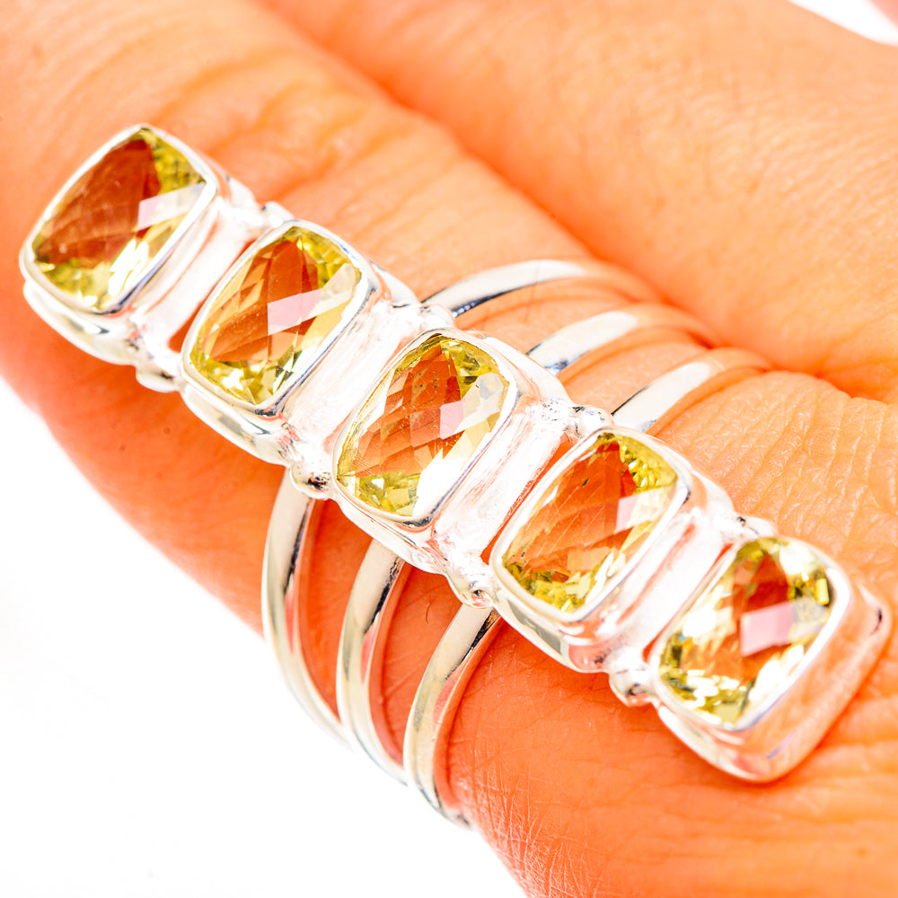Citrine Rings handcrafted by Ana Silver Co - RING112034