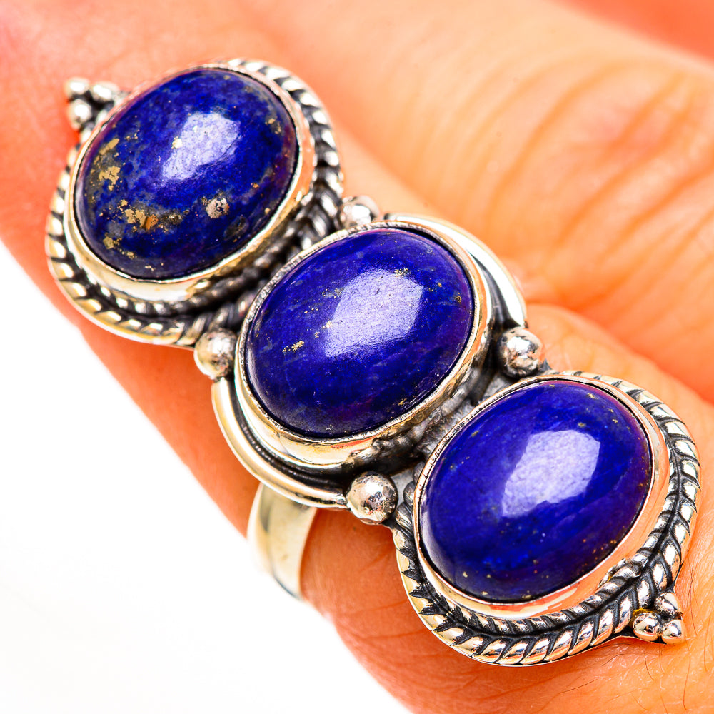 Lapis Lazuli Rings handcrafted by Ana Silver Co - RING112039