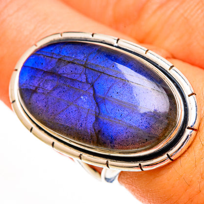 Labradorite Rings handcrafted by Ana Silver Co - RING112040
