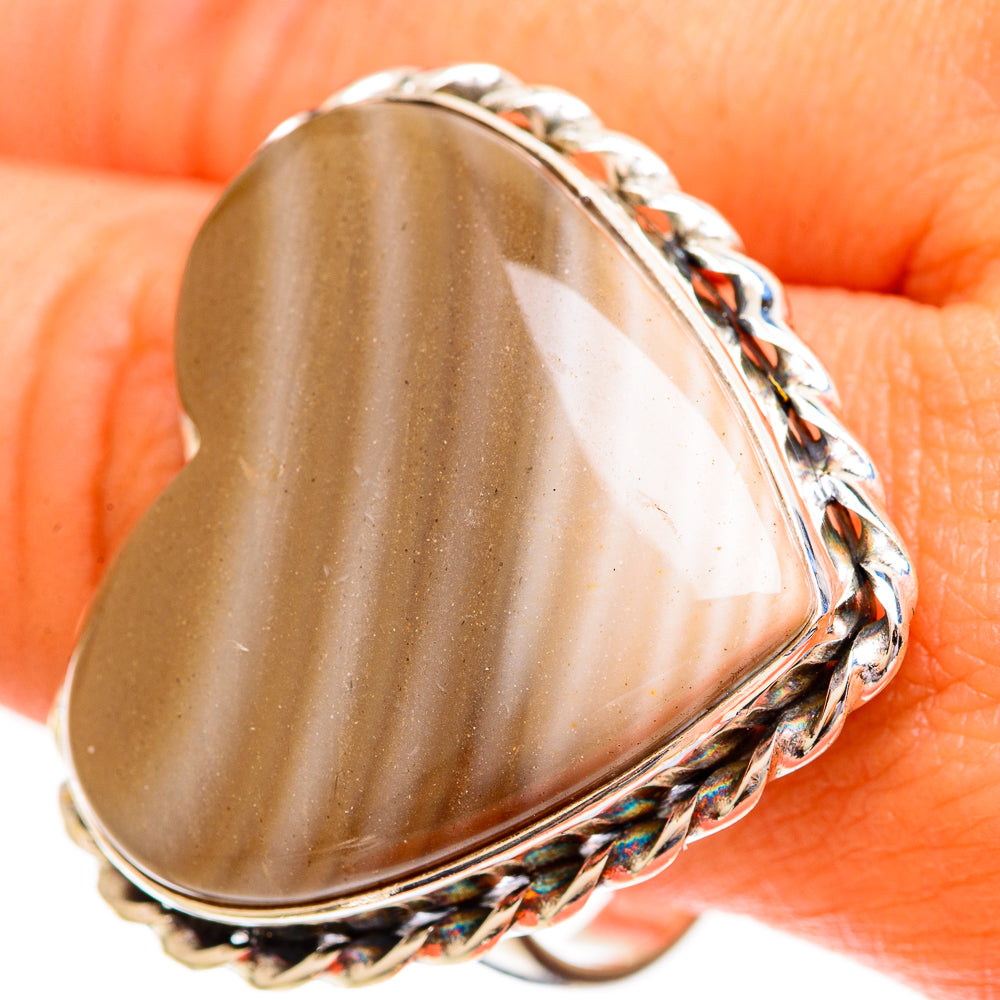 Imperial Jasper Rings handcrafted by Ana Silver Co - RING112051