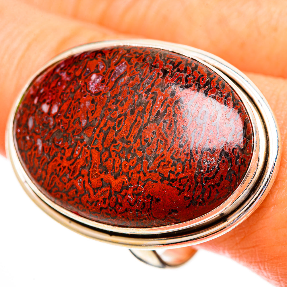 Dinosaur Bone Rings handcrafted by Ana Silver Co - RING112055
