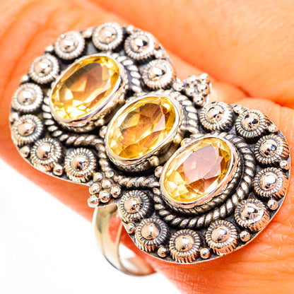 Citrine Rings handcrafted by Ana Silver Co - RING112058