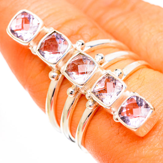 Kunzite Rings handcrafted by Ana Silver Co - RING112061