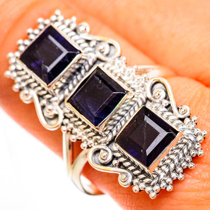 Violet Spinel Rings handcrafted by Ana Silver Co - RING112062
