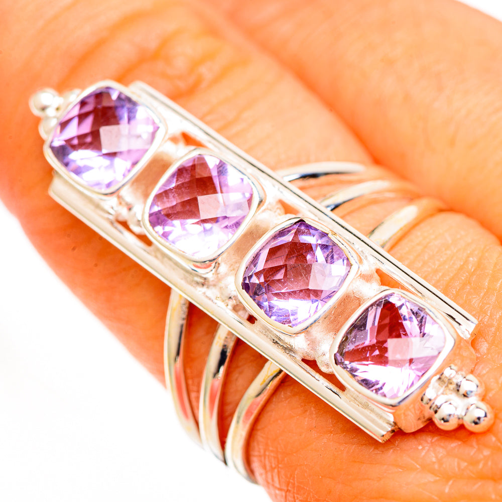 Kunzite Rings handcrafted by Ana Silver Co - RING112064