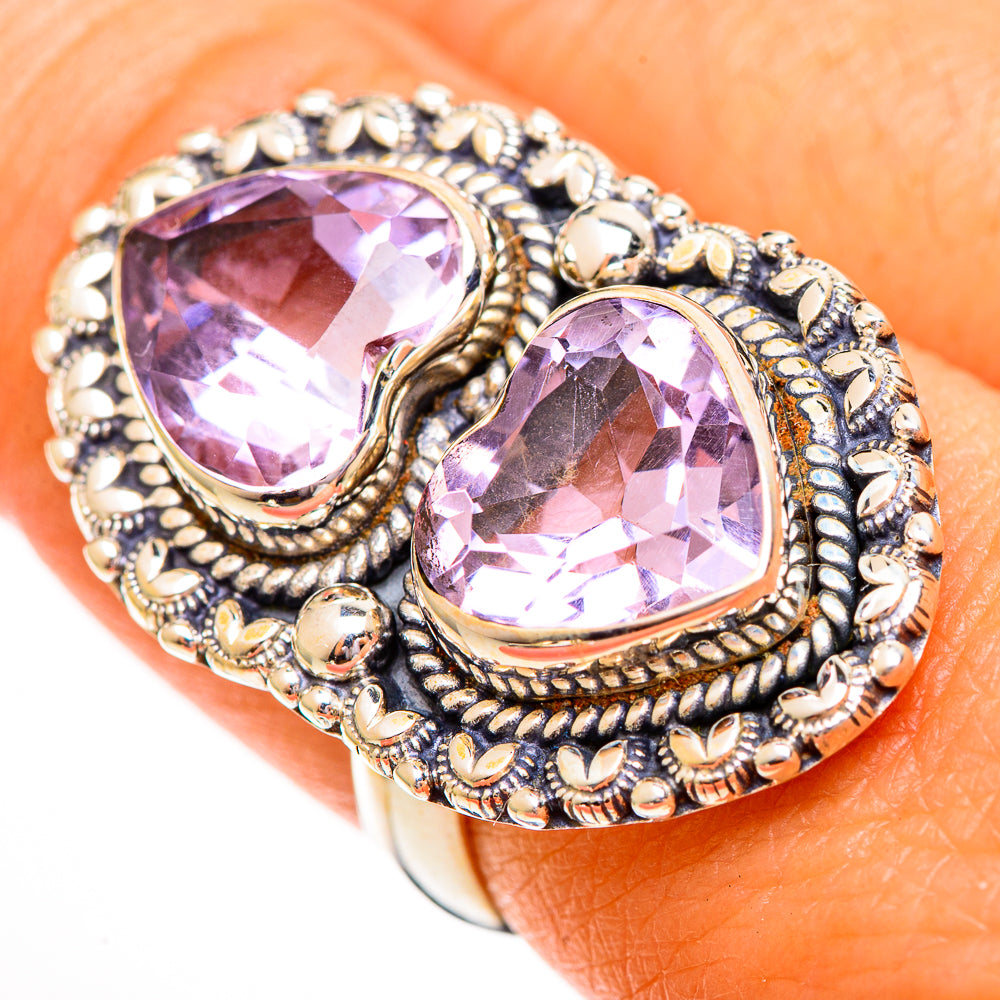 Kunzite Rings handcrafted by Ana Silver Co - RING112065