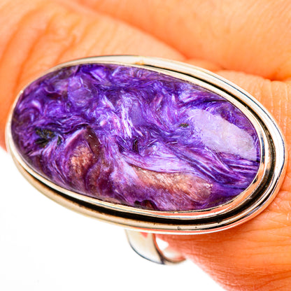 Charoite Rings handcrafted by Ana Silver Co - RING112066