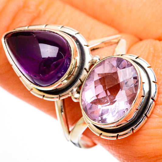 Amethyst Rings handcrafted by Ana Silver Co - RING112068