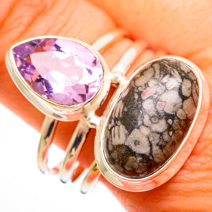 Crinoid Fossil Rings handcrafted by Ana Silver Co - RING112076