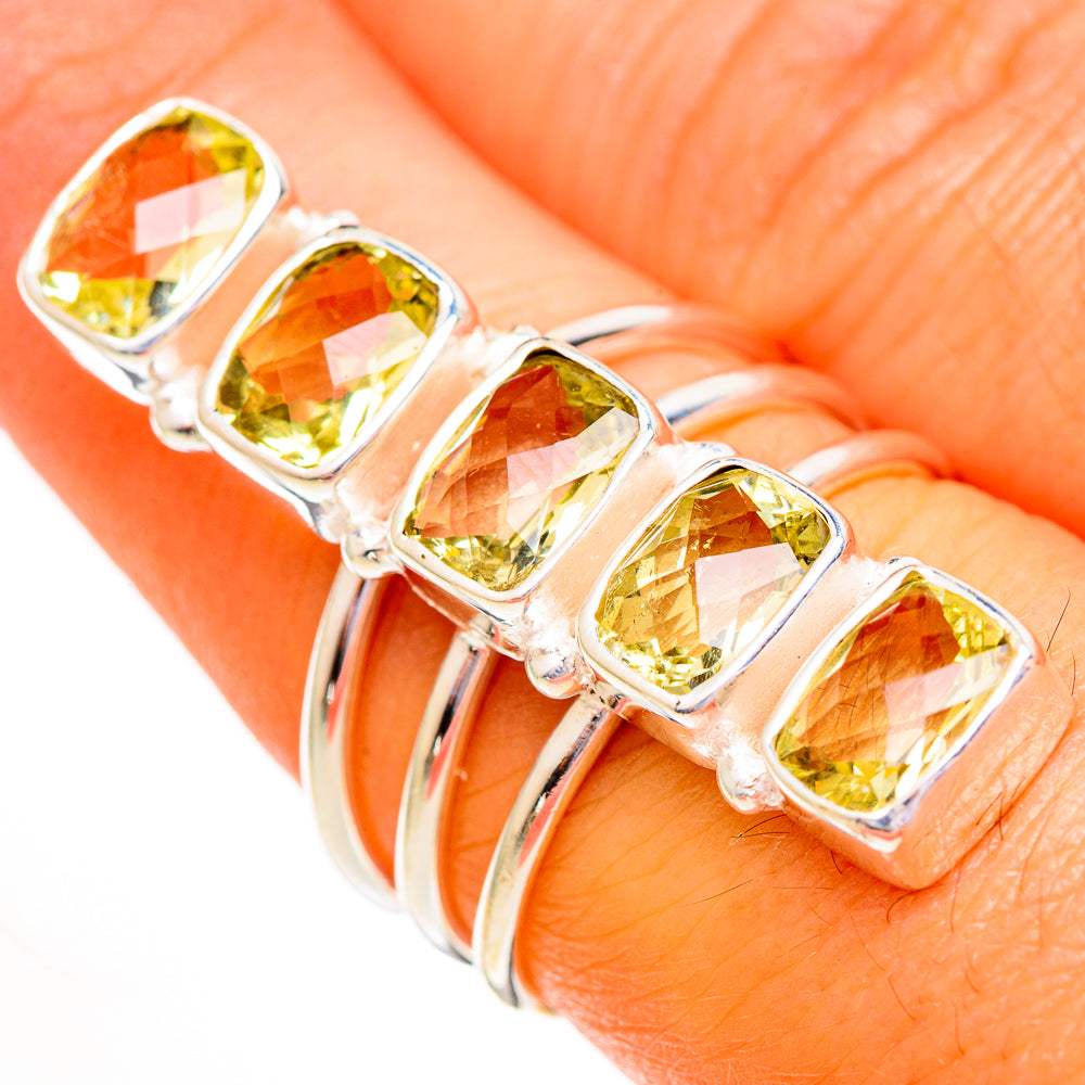Citrine Rings handcrafted by Ana Silver Co - RING112077