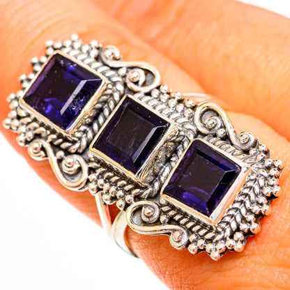Violet Spinel Rings handcrafted by Ana Silver Co - RING112096