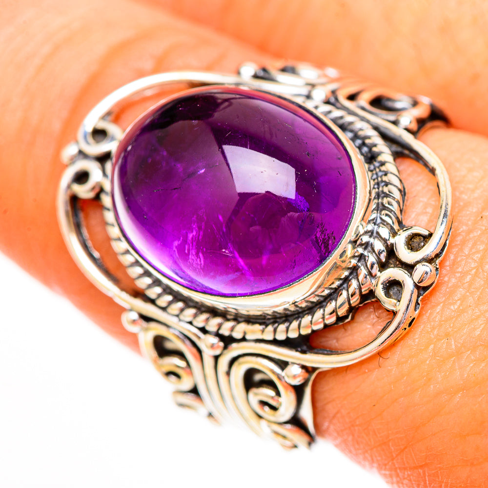 Amethyst Rings handcrafted by Ana Silver Co - RING112100