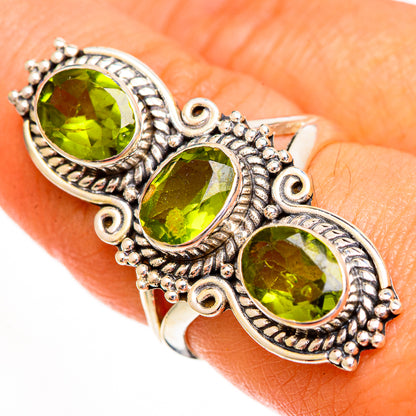 Peridot Rings handcrafted by Ana Silver Co - RING112119