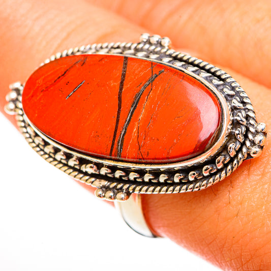 Red Jasper Rings handcrafted by Ana Silver Co - RING112130