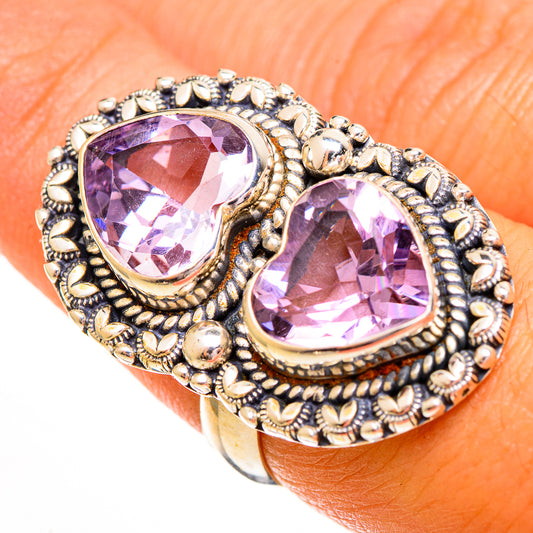 Kunzite Rings handcrafted by Ana Silver Co - RING112137