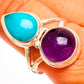 Peruvian Amazonite Rings handcrafted by Ana Silver Co - RING112146