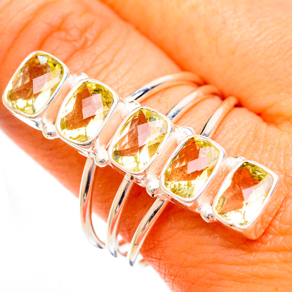 Citrine Rings handcrafted by Ana Silver Co - RING112148