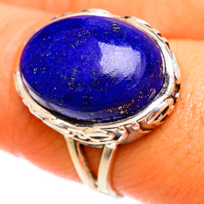 Lapis Lazuli Rings handcrafted by Ana Silver Co - RING112154
