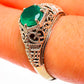Green Onyx Rings handcrafted by Ana Silver Co - RING112158