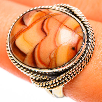 Mookaite Rings handcrafted by Ana Silver Co - RING112160