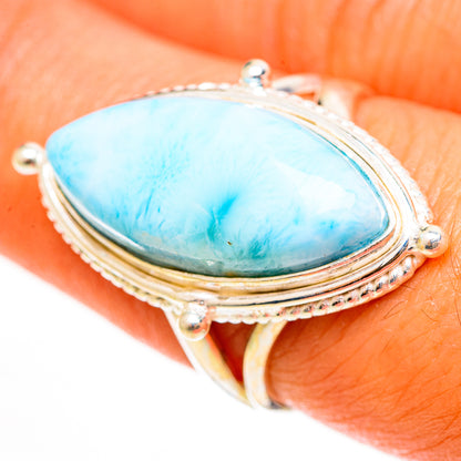 Larimar Rings handcrafted by Ana Silver Co - RING112182