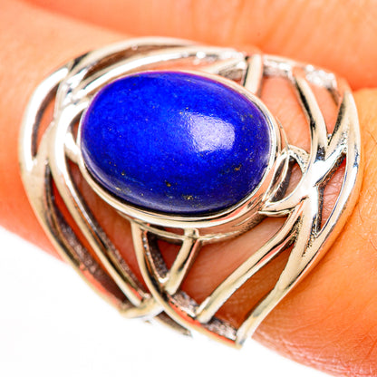 Lapis Lazuli Rings handcrafted by Ana Silver Co - RING112183