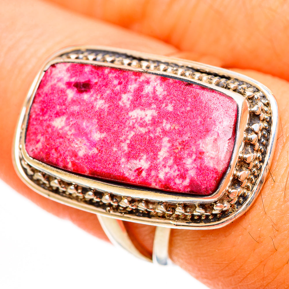 Thulite Rings handcrafted by Ana Silver Co - RING112224