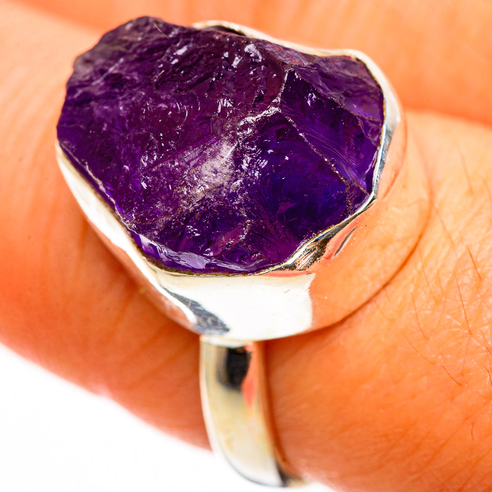 Amethyst Rings handcrafted by Ana Silver Co - RING112225