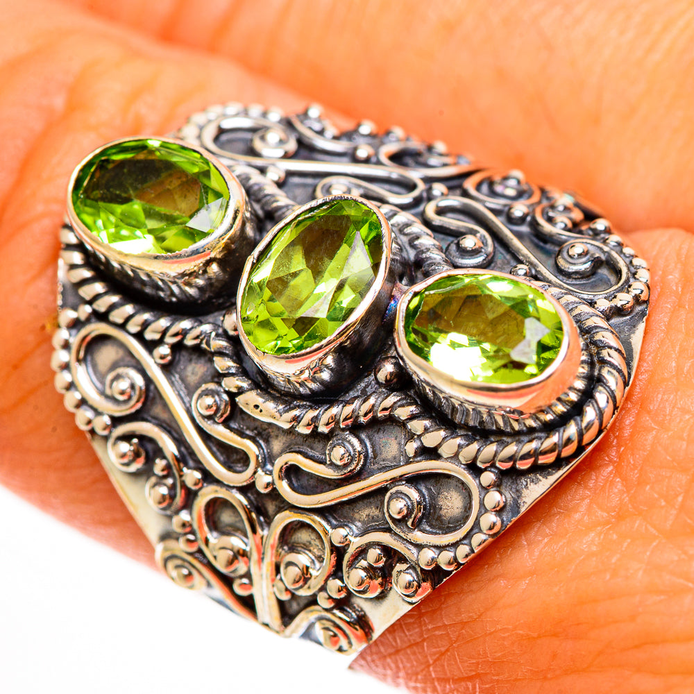 Peridot Rings handcrafted by Ana Silver Co - RING112246