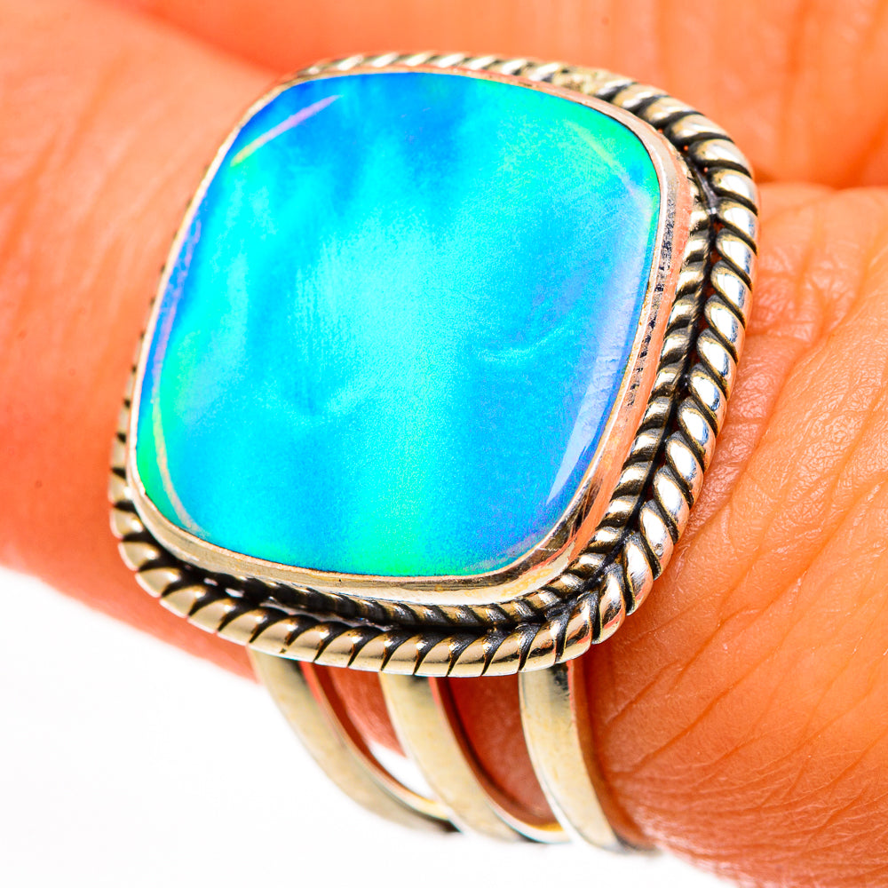 Aura Opal Rings handcrafted by Ana Silver Co - RING112264