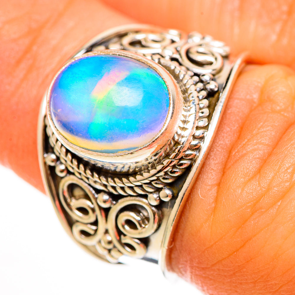 Aura Opal Rings handcrafted by Ana Silver Co - RING112265
