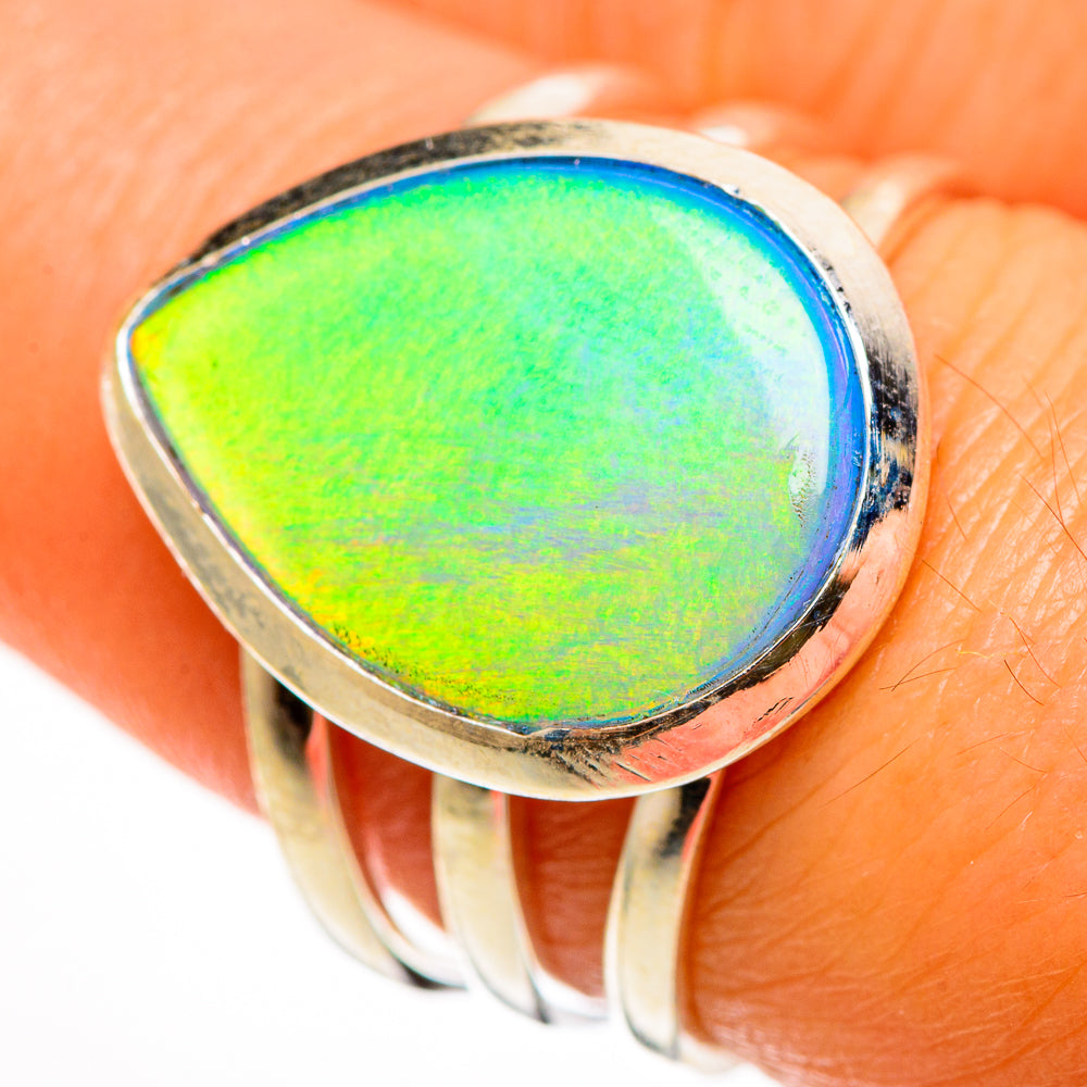 Aura Opal Rings handcrafted by Ana Silver Co - RING112266