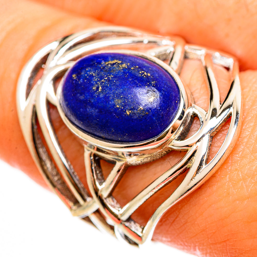 Lapis Lazuli Rings handcrafted by Ana Silver Co - RING112267