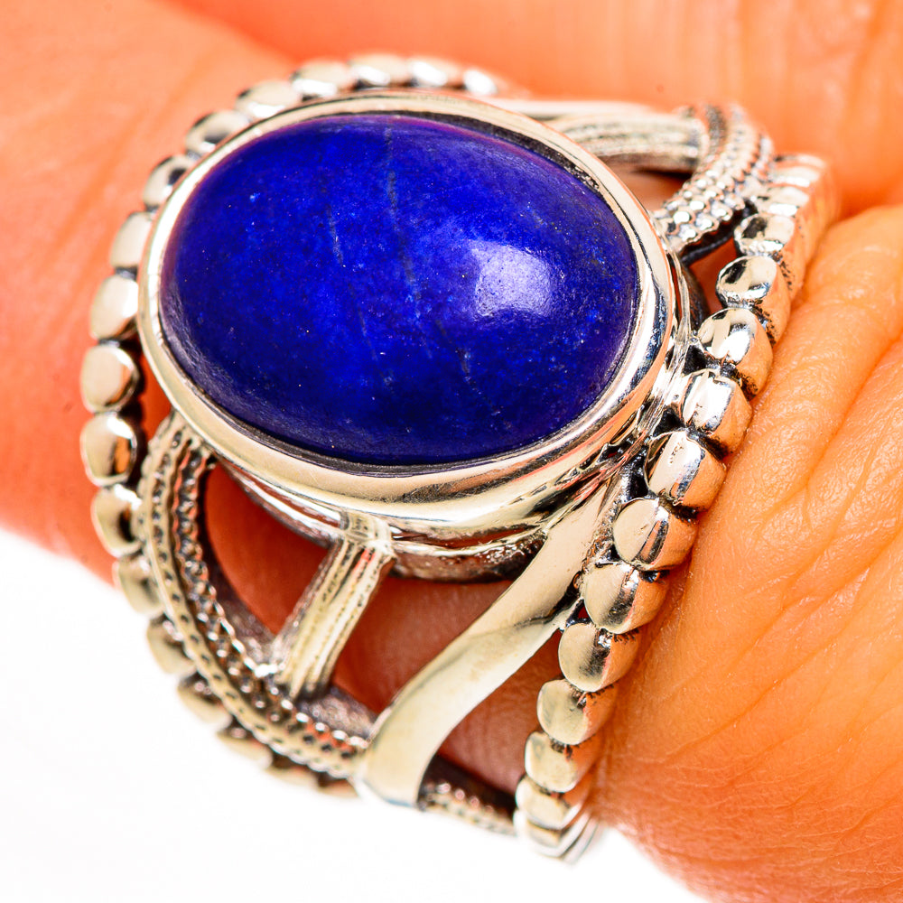 Lapis Lazuli Rings handcrafted by Ana Silver Co - RING112269