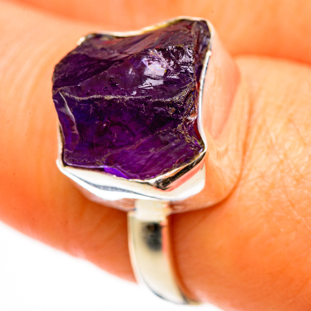 Amethyst Rings handcrafted by Ana Silver Co - RING112281