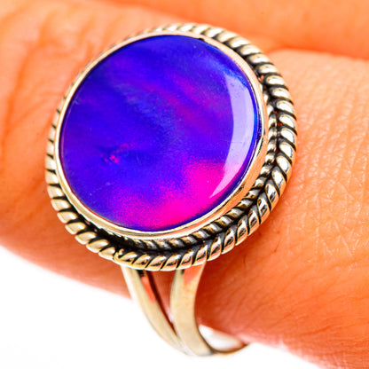 Aura Opal Rings handcrafted by Ana Silver Co - RING112283