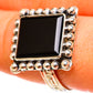 Black Onyx Rings handcrafted by Ana Silver Co - RING112284