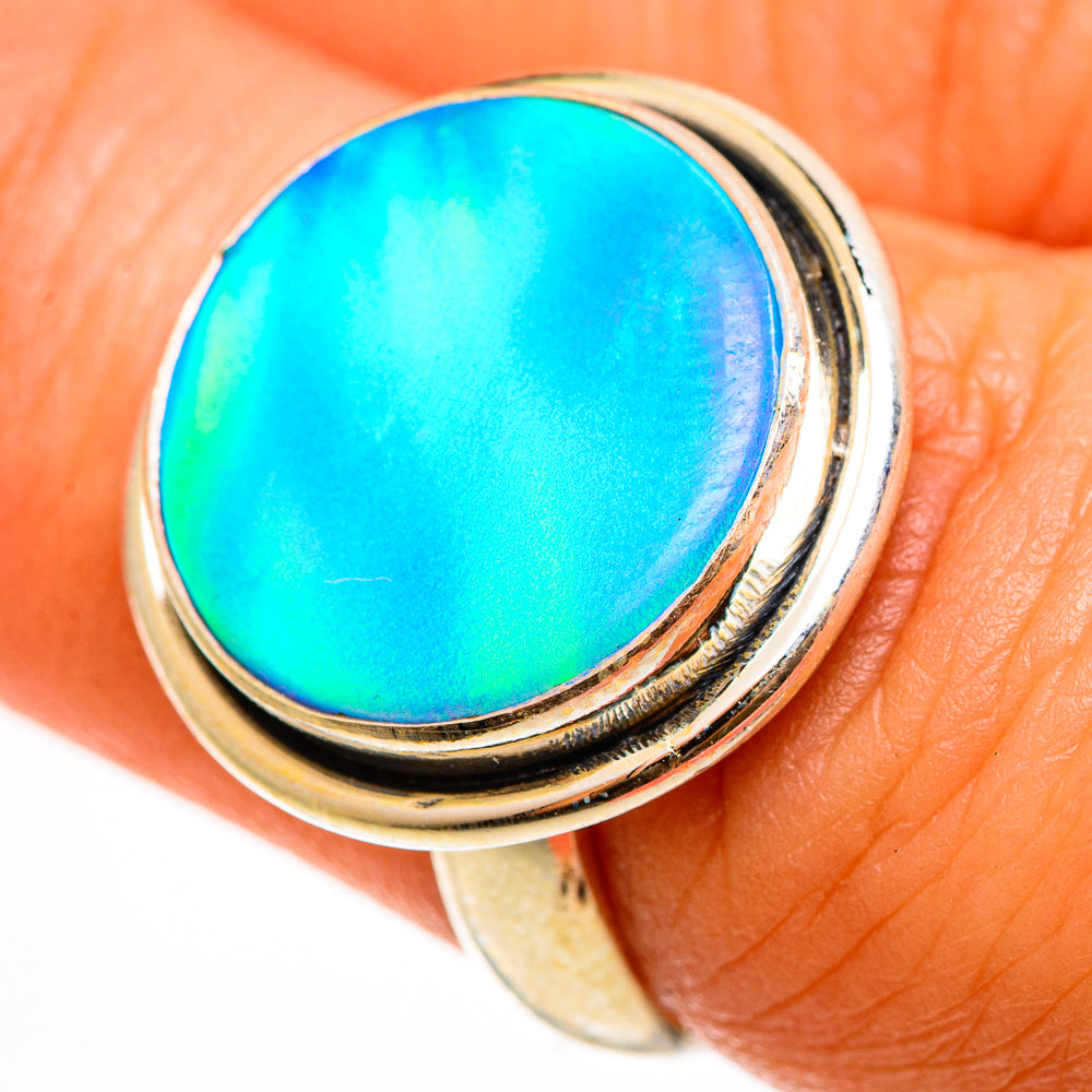 Aura Opal Rings handcrafted by Ana Silver Co - RING112293