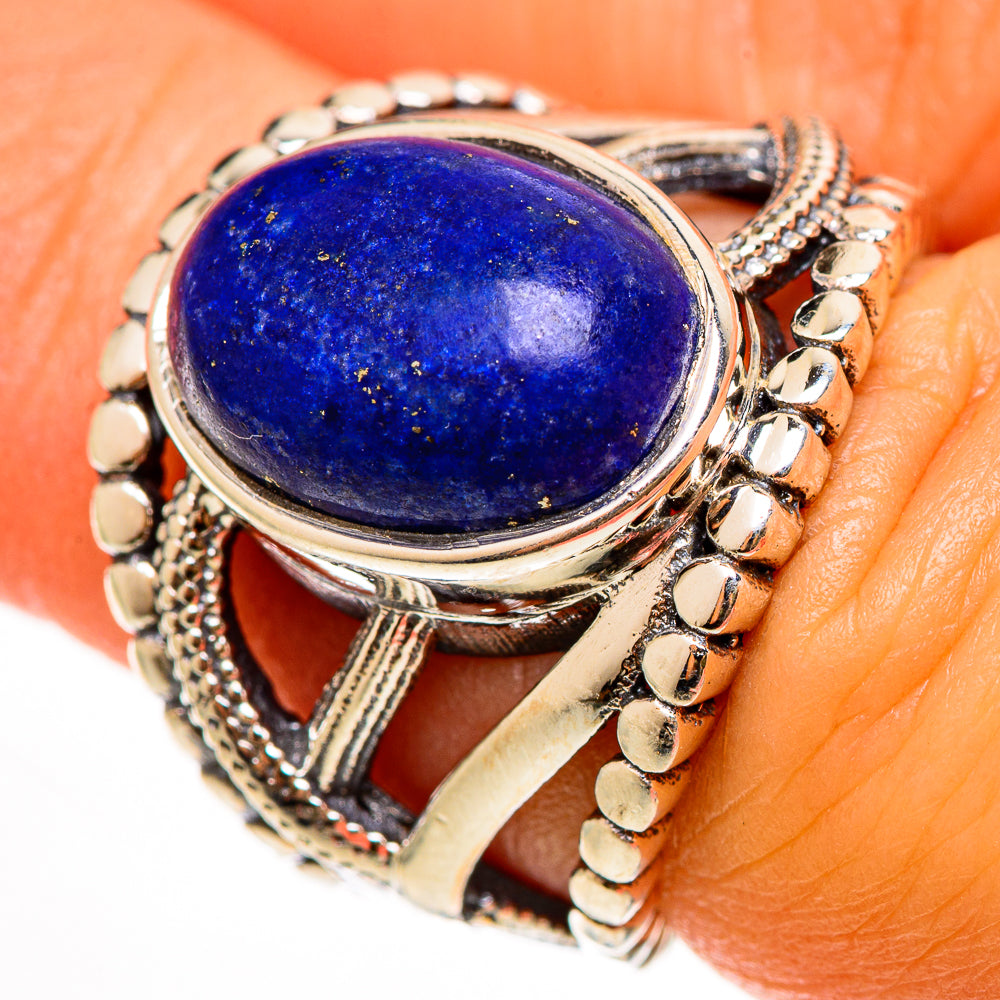 Lapis Lazuli Rings handcrafted by Ana Silver Co - RING112299