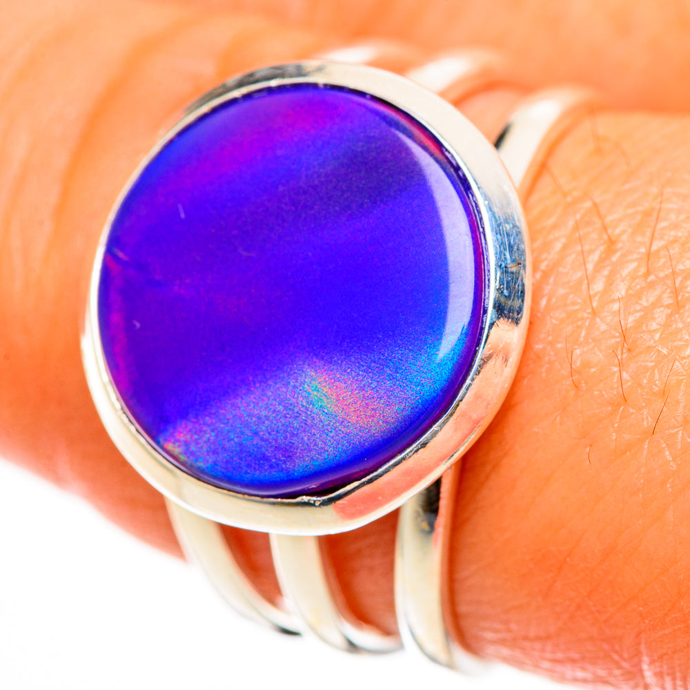 Aura Opal Rings handcrafted by Ana Silver Co - RING112308