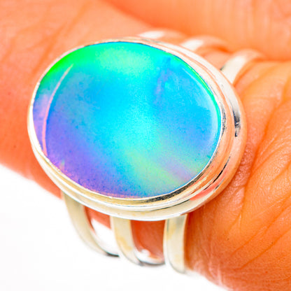 Aura Opal Rings handcrafted by Ana Silver Co - RING112320