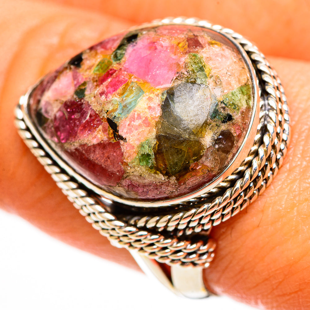 Tourmaline Rings handcrafted by Ana Silver Co - RING112334