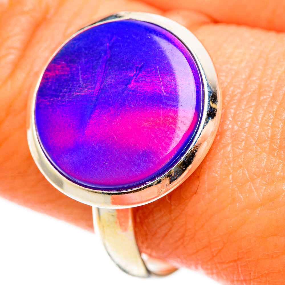 Aura Opal Rings handcrafted by Ana Silver Co - RING112336