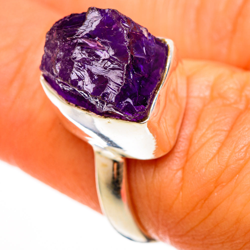 Amethyst Rings handcrafted by Ana Silver Co - RING112337