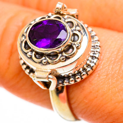 Brazilian Amethyst Rings handcrafted by Ana Silver Co - RING112338