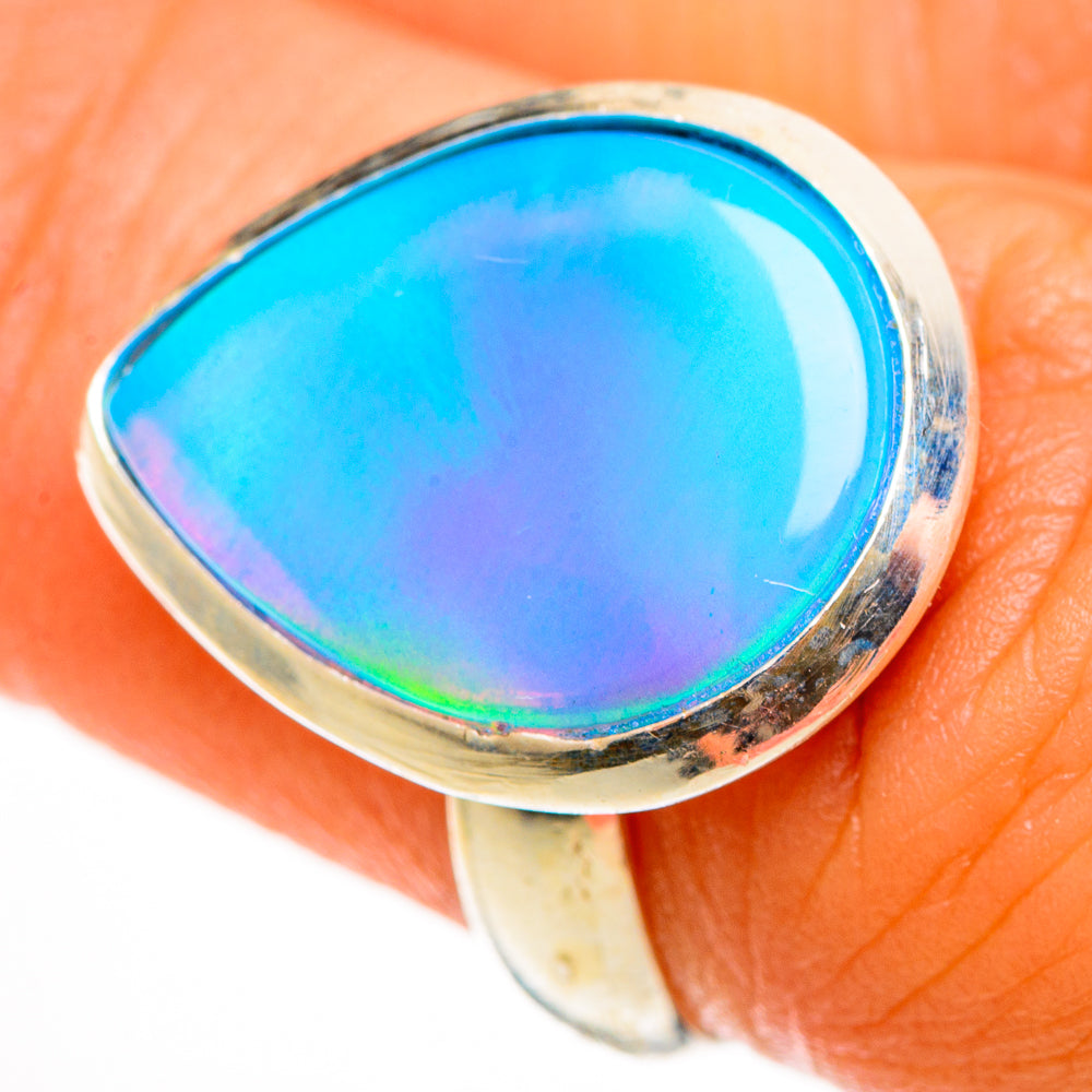 Aura Opal Rings handcrafted by Ana Silver Co - RING112348