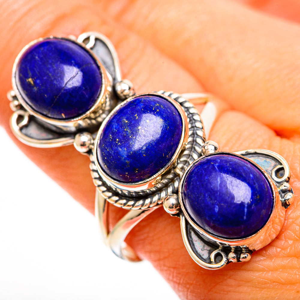 Lapis Lazuli Rings handcrafted by Ana Silver Co - RING112355