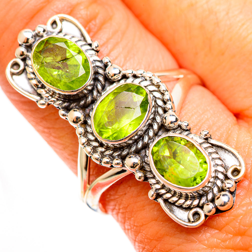 Peridot Rings handcrafted by Ana Silver Co - RING112360